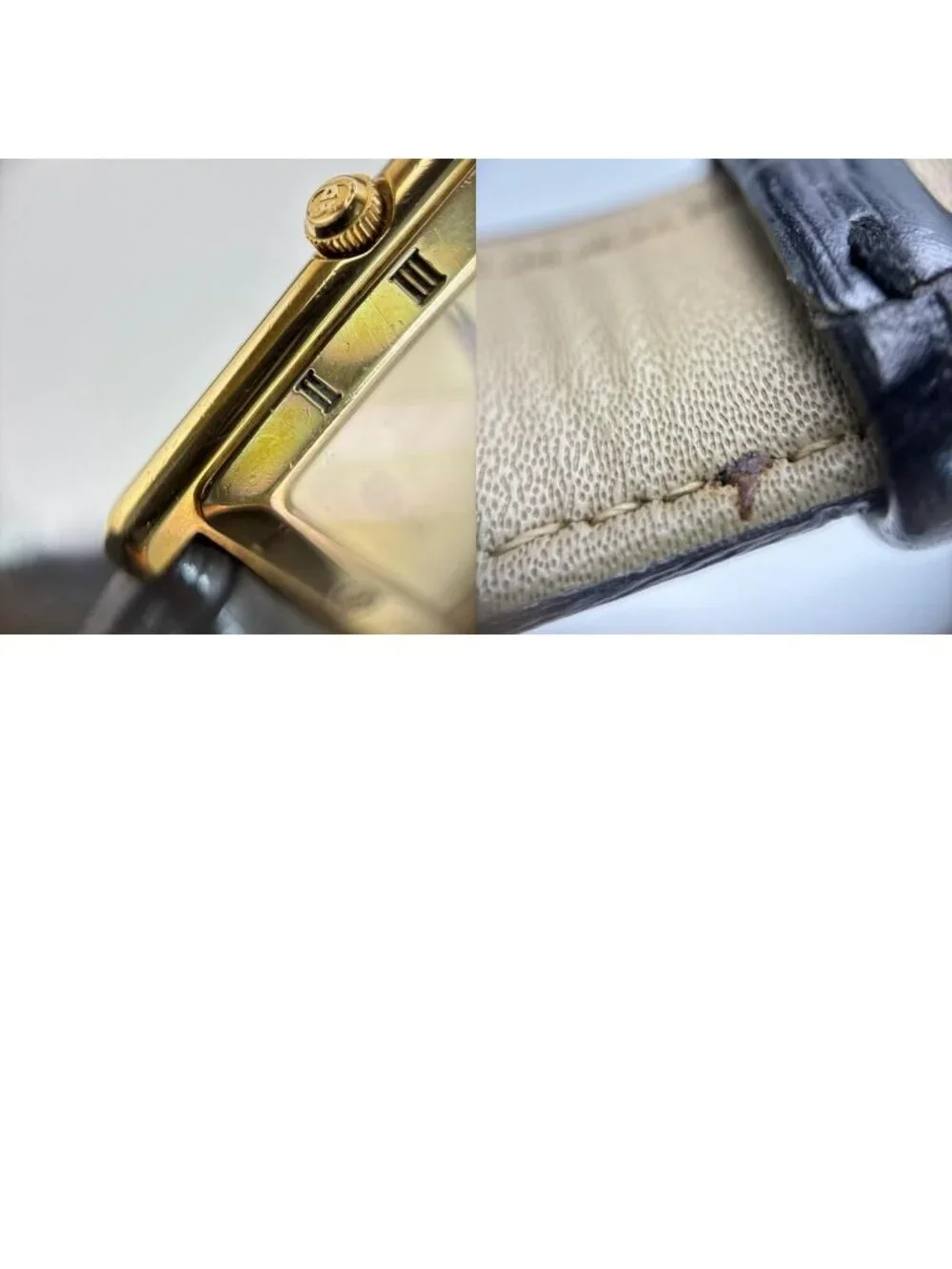 Gucci Square Gold Watch